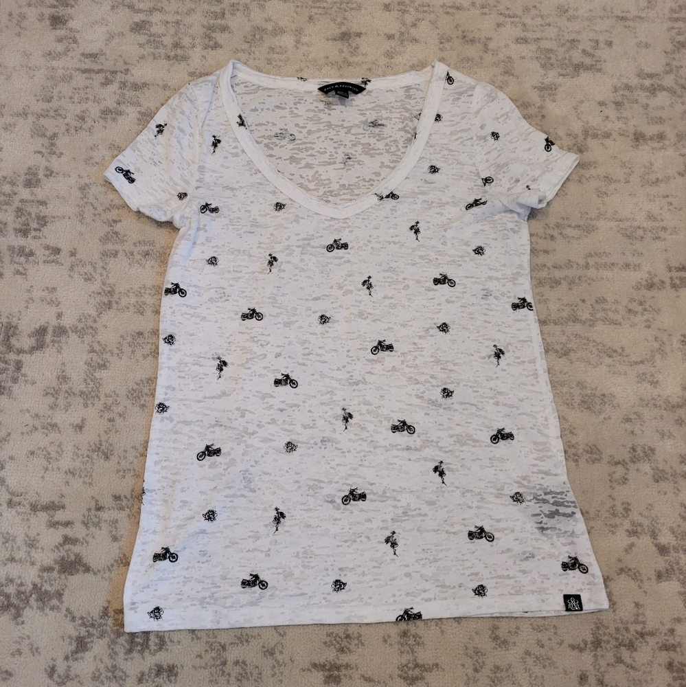 Womens Rock & Republic burnout tee